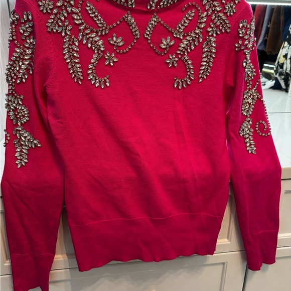 Karen Millen Embellished Pink Knitwear / Sweater - Picture 3 of 5